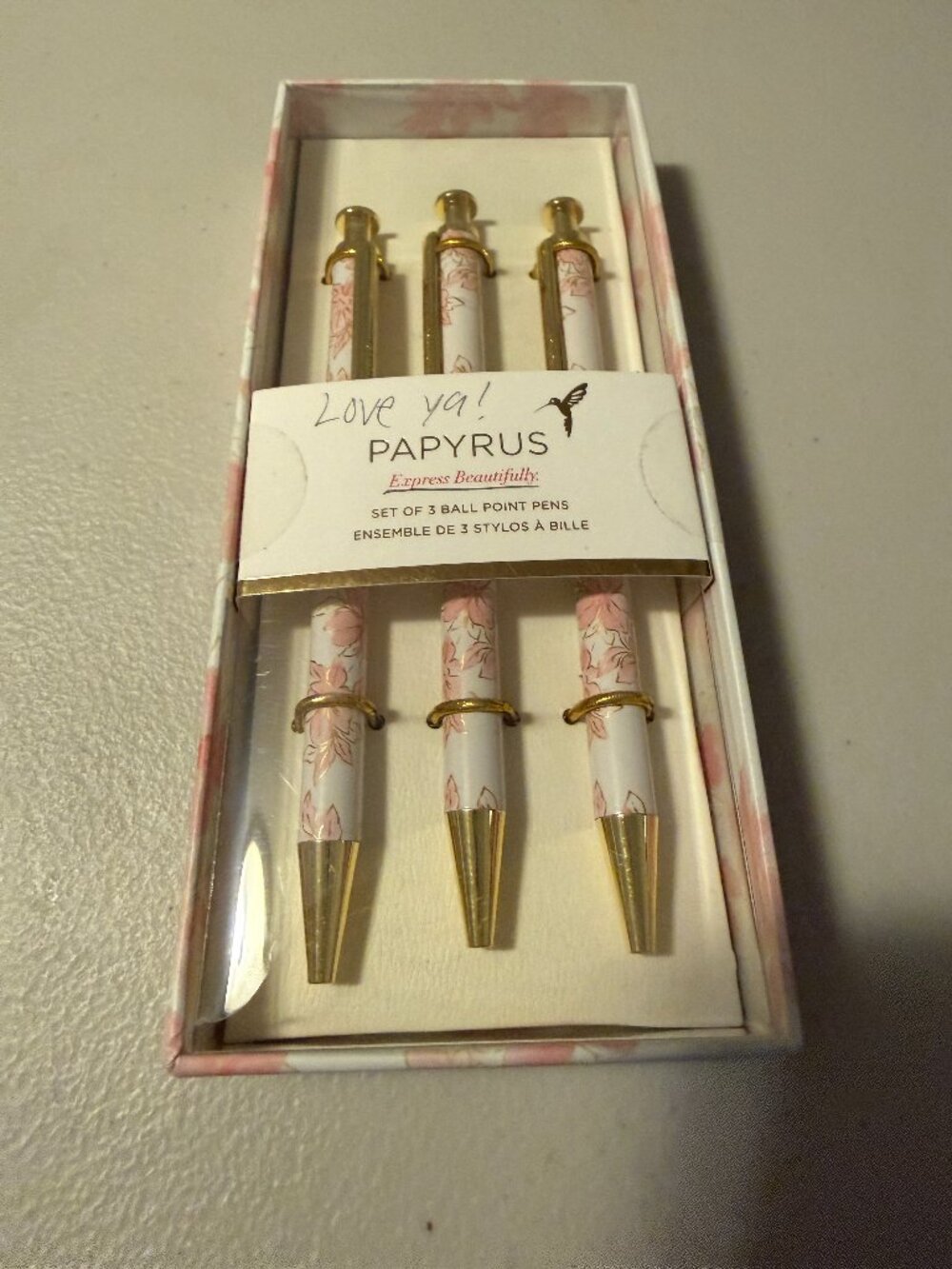 Papyrus Set of 3 Ball Point Pens